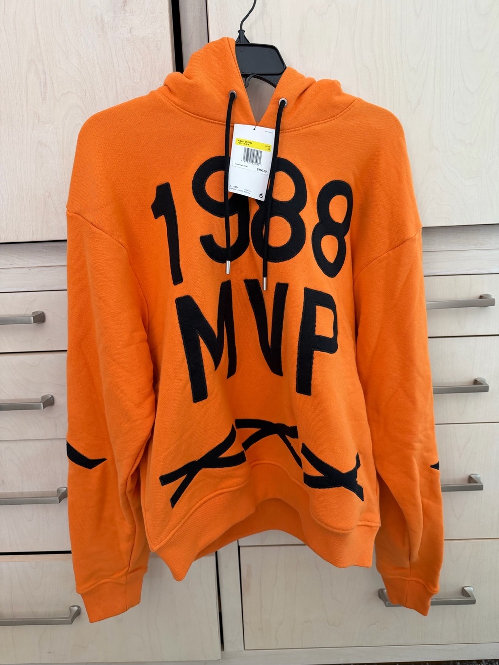 Jordan x Nina Chanel Abbey Nike Orange '1988 MVP' Graphic Pullover Hoodie